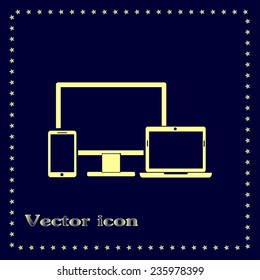 Electronic Devices  - desktop computer, laptop and mobile phones