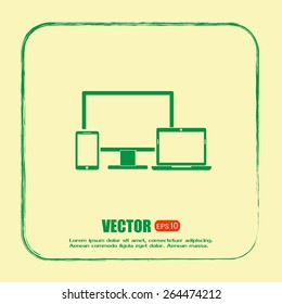 Electronic Devices  - desktop computer, laptop and mobile phones