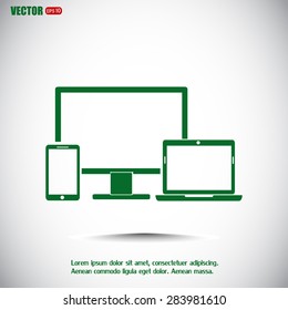 Electronic Devices  - desktop computer, laptop and mobile phones