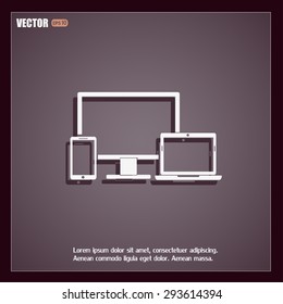 Electronic Devices  - desktop computer, laptop and mobile phones