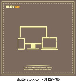 Electronic Devices  - desktop computer, laptop and mobile phones