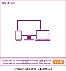 Electronic Devices  - desktop computer, laptop and mobile phones