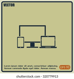 Electronic Devices  - desktop computer, laptop and mobile phones