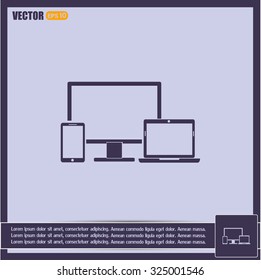 Electronic Devices  - desktop computer, laptop and mobile phones