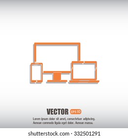Electronic Devices  - desktop computer, laptop and mobile phones