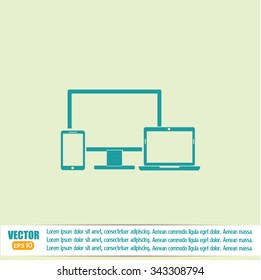 Electronic Devices  - desktop computer, laptop and mobile phones
