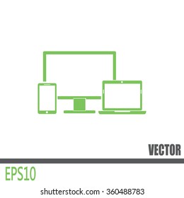 Electronic Devices  - desktop computer, laptop and mobile phones