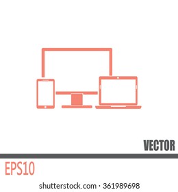 Electronic Devices  - desktop computer, laptop and mobile phones