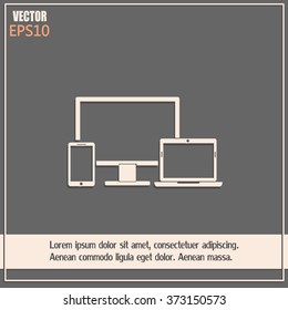 Electronic Devices  - desktop computer, laptop and mobile phones