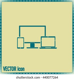 Electronic Devices  - desktop computer, laptop and mobile phones