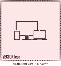 Electronic Devices  - desktop computer, laptop and mobile phones