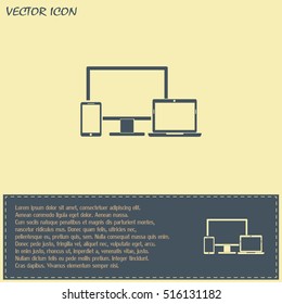 Electronic Devices  - desktop computer, laptop and mobile phones