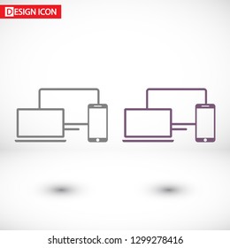 Electronic devices icon