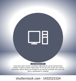Electronic devices icon . Lorem Ipsum Illustration design