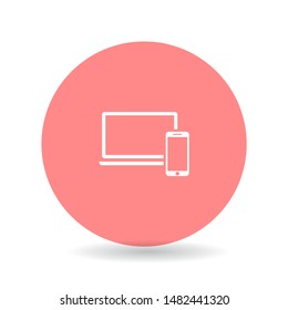 Electronic devices icon . Lorem Ipsum Illustration design