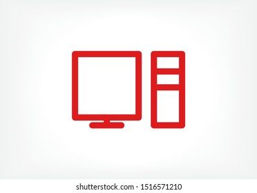 Electronic devices icon . Lorem Ipsum Illustration design