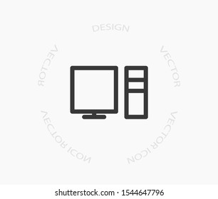 Electronic devices icon . Lorem Ipsum Illustration design
