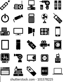 iconos de dispositivos electrónicos