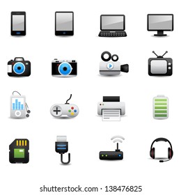 Electronic And Devices Icons