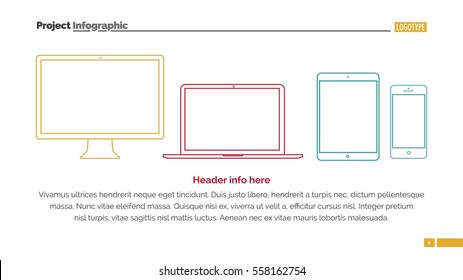 Electronic devices slide template