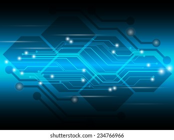 electronic digital abstract technology background