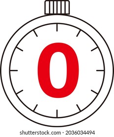 Electronic Digital Stopwatch. Timer 0 seconds isolated on gray background. Stopwatch icon set. Timer icon. Time check. Seconds timer, seconds counter. Timing device. Two options