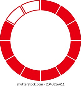 Electronic Digital Stopwatch. Timer 10 seconds isolated on gray background. Stopwatch icon set. Timer icon. Time check. Seconds timer, seconds counter. Timing device. Two options.