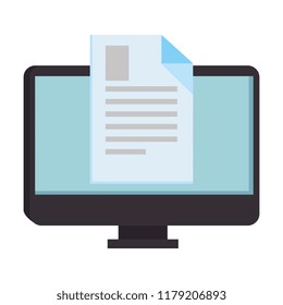 electronic document with computer