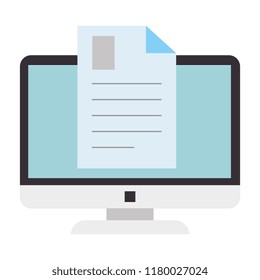 electronic document with computer