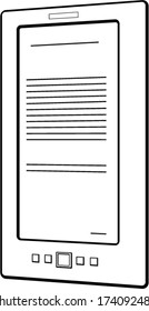 electronic e-book reader