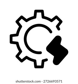 Ilustración de diseño de símbolo de Vector de icono de energía Electrónica