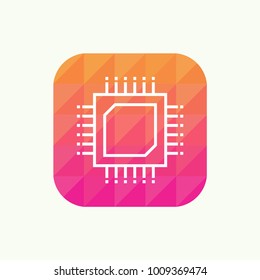 Electronic and engineering communication pictogram. Integration icon.