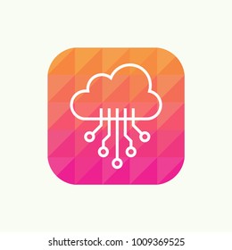 Electronic and engineering communication pictogram. Integration icon.
