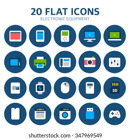 Electronic Equipment Icon set