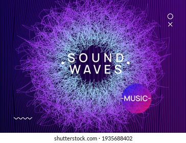 Electronic event. Energy concert banner template. Dynamic fluid shape and line. Neon electronic event. Electro dance dj. Trance sound. Club fest poster. Techno music party flyer.