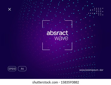 Electronic fest. Dynamic fluid shape and line. Minimal show cover layout. Neon electronic fest flyer. Electro dance music. Trance sound. Club event poster. Techno dj party.