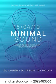 Electronic fest. Dynamic gradient shape and line. Trendy concert invitation design. Neon electronic fest flyer. Electro dance music. Trance sound. Club event poster. Techno dj party.