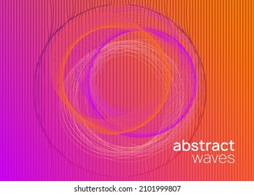 Electronic fest. Energy concert invitation template. Dynamic fluid shape and line. Neon electronic fest flyer. Electro dance music. Trance sound. Club event poster. Techno dj party.