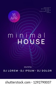 Electronic fest. Wavy concert cover layout. Dynamic gradient shape and line. Neon electronic fest flyer. Electro dance music. Trance sound. Club event poster. Techno dj party.