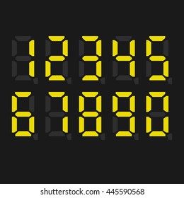 Electronic figures. Vector illustration