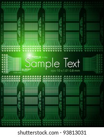 Electronic futuristic background, vector illustration.