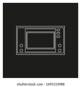 electronic game 80s on white background vector