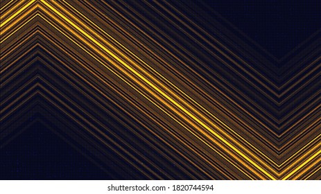Fondo de tecnología de oro electrónica, diseño digital y concepto de conexión,Ilustración vectorial.
