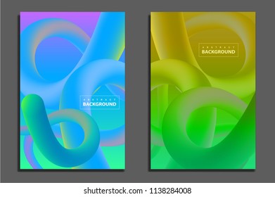 Electronic Gradient line fest summer wave poster. Club party flyer. Abstract gradients waves music background.