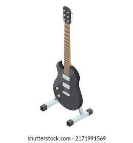 electronic guitar vector for design studio