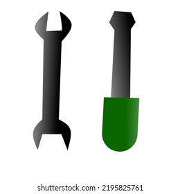 ilustración de vector de herramientas electrónica