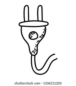 An electronic hardware used  to make connection between socket and device, electric plug 
