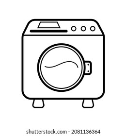 electronic icon design, Tv, Fan, Radio and Wash Machine vector isolated
