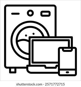 Electronic Icon Element For Design