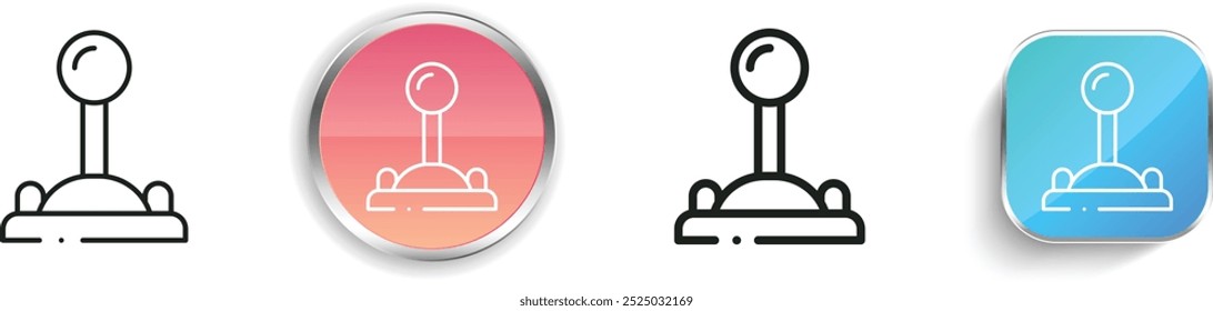 electronic icon. Thin Linear, Regular and Button Style Design Isolated On White Background